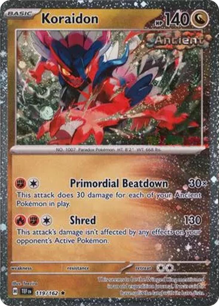 Koraidon (119/162) (Cosmos Holo) [Miscellaneous Cards] | Exor Games Bridgewater