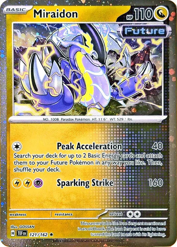 Miraidon (121/162) (Cosmos Holo) [Miscellaneous Cards] | Exor Games Bridgewater