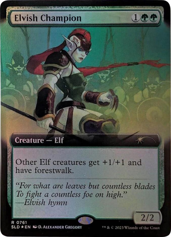 Elvish Champion (Extended Art) [Secret Lair Drop Series] | Exor Games Bridgewater