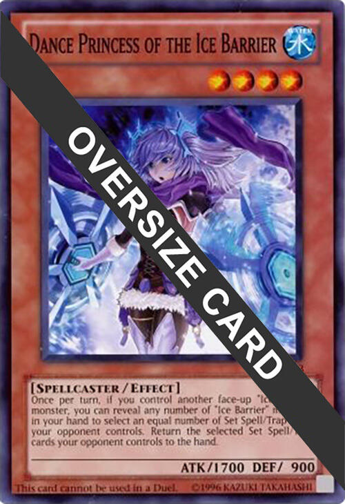 Dance Princess of the Ice Barrier (Oversized) [STBL-EN033] Promo | Exor Games Bridgewater
