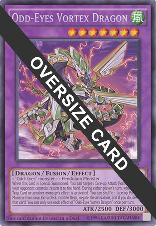 Odd-Eyes Vortex Dragon (Oversized) [DOCS-EN045] Promo | Exor Games Bridgewater