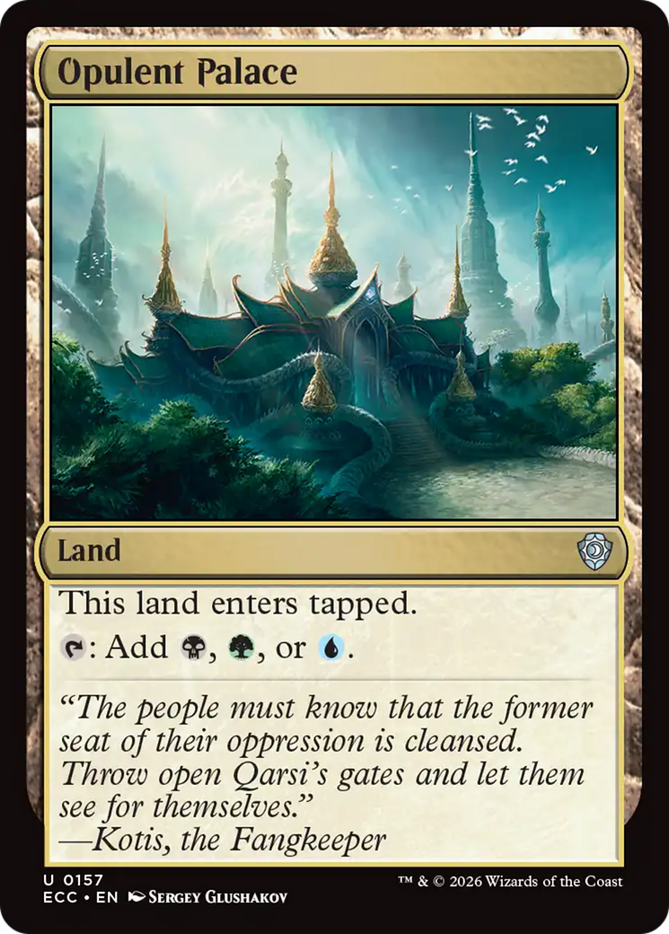 Opulent Palace [Lorwyn Eclipsed Commander] | Exor Games Bridgewater