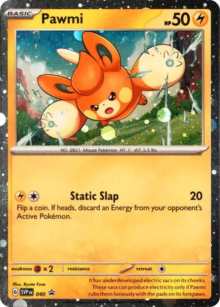 Pawmi (040) (Cosmos Holo) [Scarlet & Violet: Black Star Promos] | Exor Games Bridgewater