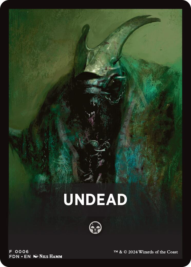 Undead Theme Card [Foundations Tokens] | Exor Games Bridgewater