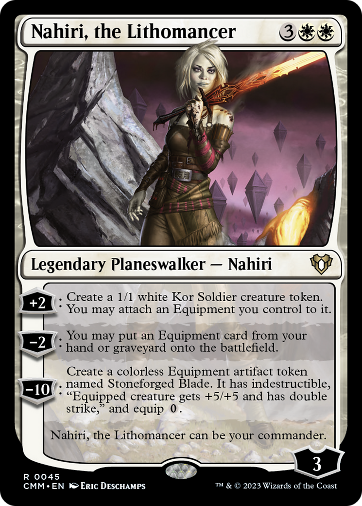 Nahiri, the Lithomancer [Commander Masters] | Exor Games Bridgewater