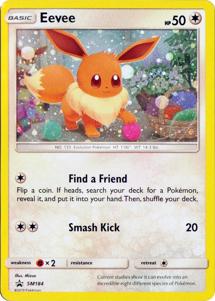 Eevee (SM184) (Cosmos Holo) [Sword & Shield: Black Star Promos] | Exor Games Bridgewater
