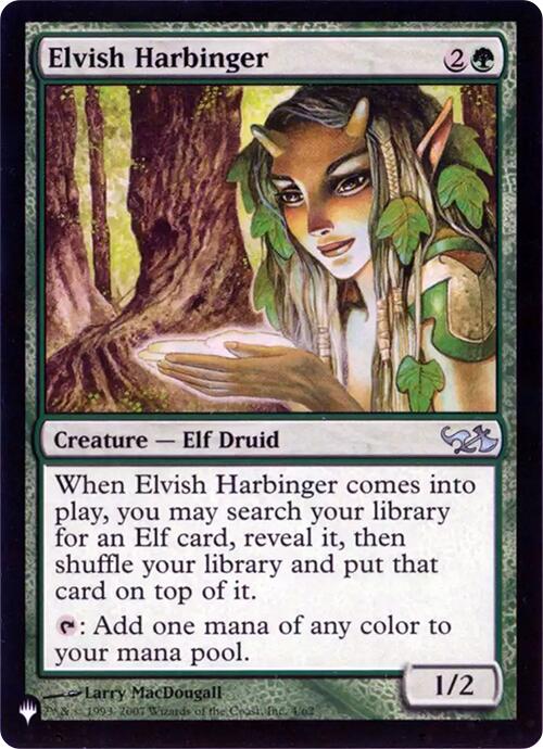 Elvish Harbinger (Retro Frame) [The List] | Exor Games Bridgewater