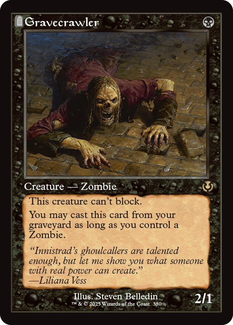 Gravecrawler (Retro Frame) [Innistrad Remastered] | Exor Games Bridgewater