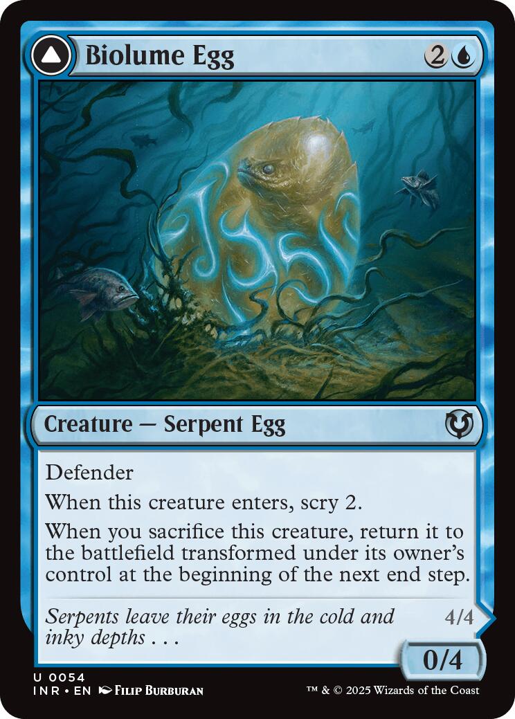 Biolume Egg // Biolume Serpent [Innistrad Remastered] | Exor Games Bridgewater