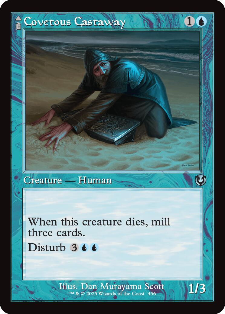 Covetous Castaway // Ghostly Castigator (Retro Frame) [Innistrad Remastered] | Exor Games Bridgewater