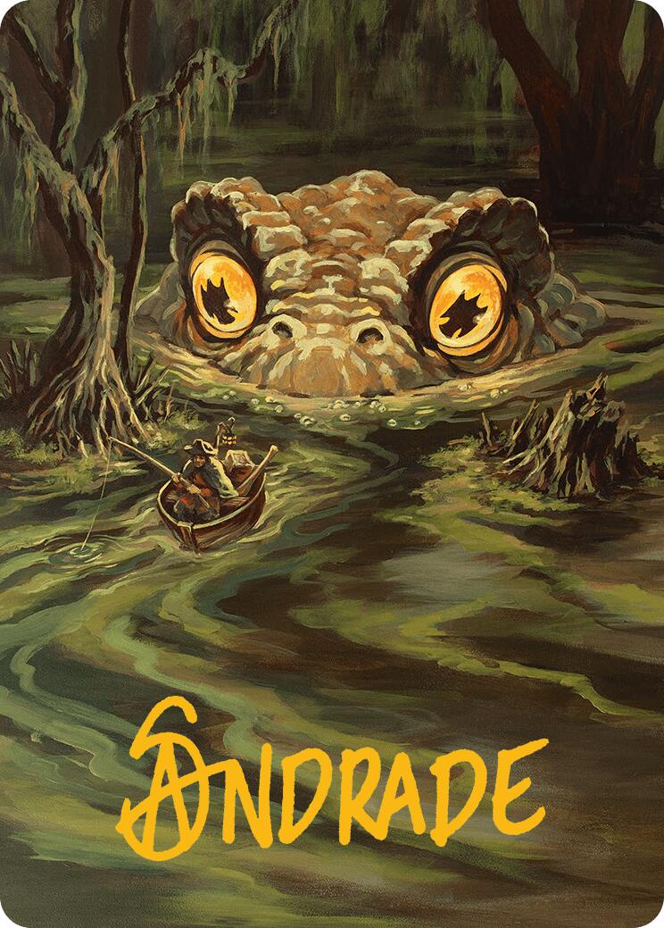 The Gitrog Monster Art Card (Gold-Stamped Signature) [Innistrad Remastered Art Series] | Exor Games Bridgewater