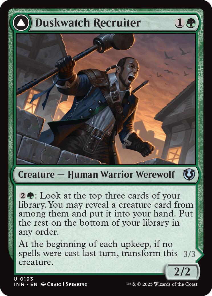 Duskwatch Recruiter // Krallenhorde Howler [Innistrad Remastered] | Exor Games Bridgewater