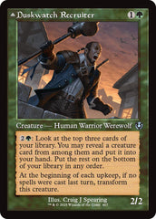 Duskwatch Recruiter // Krallenhorde Howler (Retro Frame) [Innistrad Remastered] | Exor Games Bridgewater