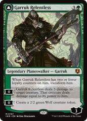 Garruk Relentless // Garruk, the Veil-Cursed [Innistrad Remastered] | Exor Games Bridgewater