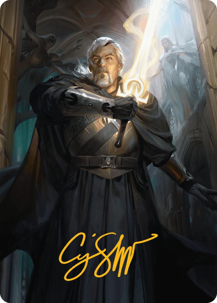 Odric, Lunarch Marshal Art Card (Gold-Stamped Signature) [Innistrad Remastered Art Series] | Exor Games Bridgewater