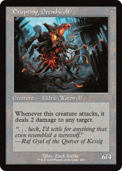 Smoldering Werewolf // Erupting Dreadwolf (Retro Frame) [Innistrad Remastered] | Exor Games Bridgewater