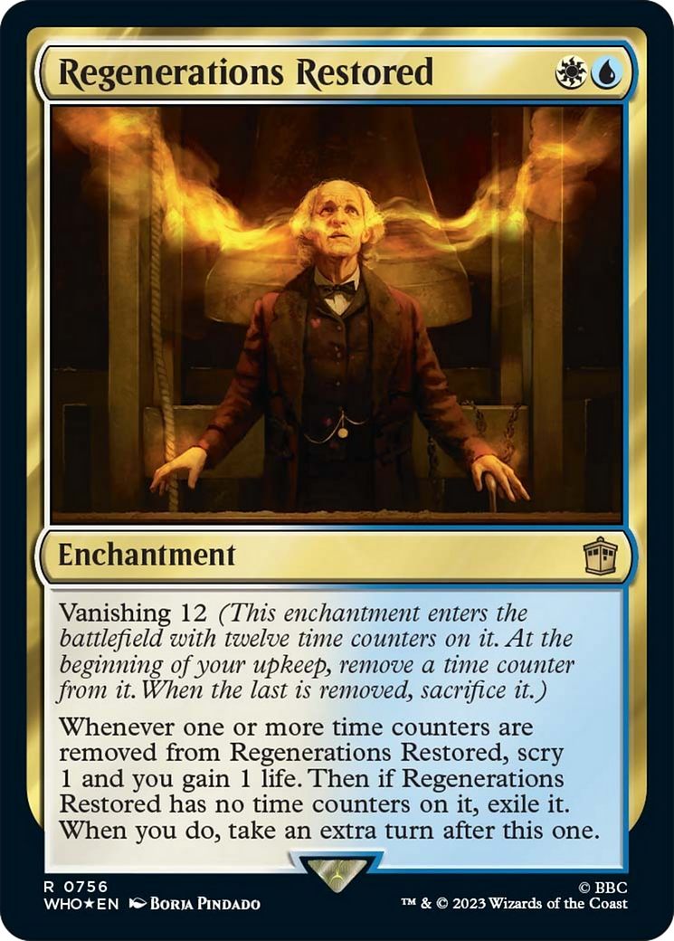 Regenerations Restored (Surge Foil) [Doctor Who] | Exor Games Bridgewater