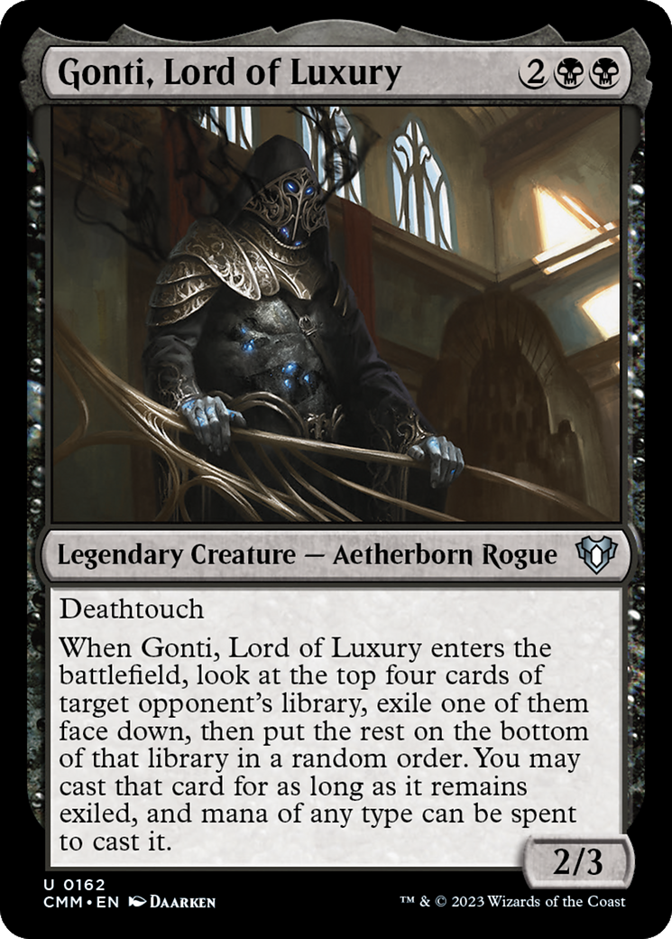 Gonti, Lord of Luxury [Commander Masters] | Exor Games Bridgewater