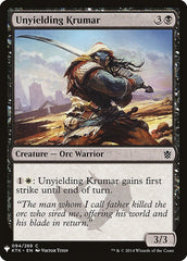 Unyielding Krumar [Mystery Booster] | Exor Games Bridgewater