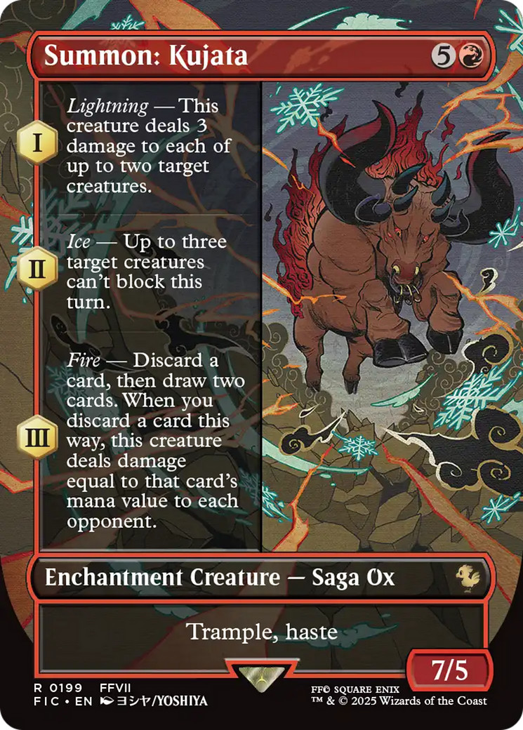 Summon: Kujata (Borderless) [FINAL FANTASY Commander] | Exor Games Bridgewater