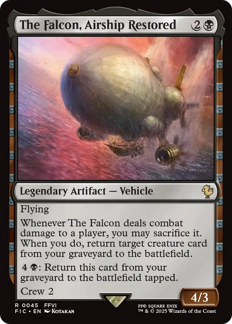 The Falcon, Airship Restored [FINAL FANTASY Commander] | Exor Games Bridgewater