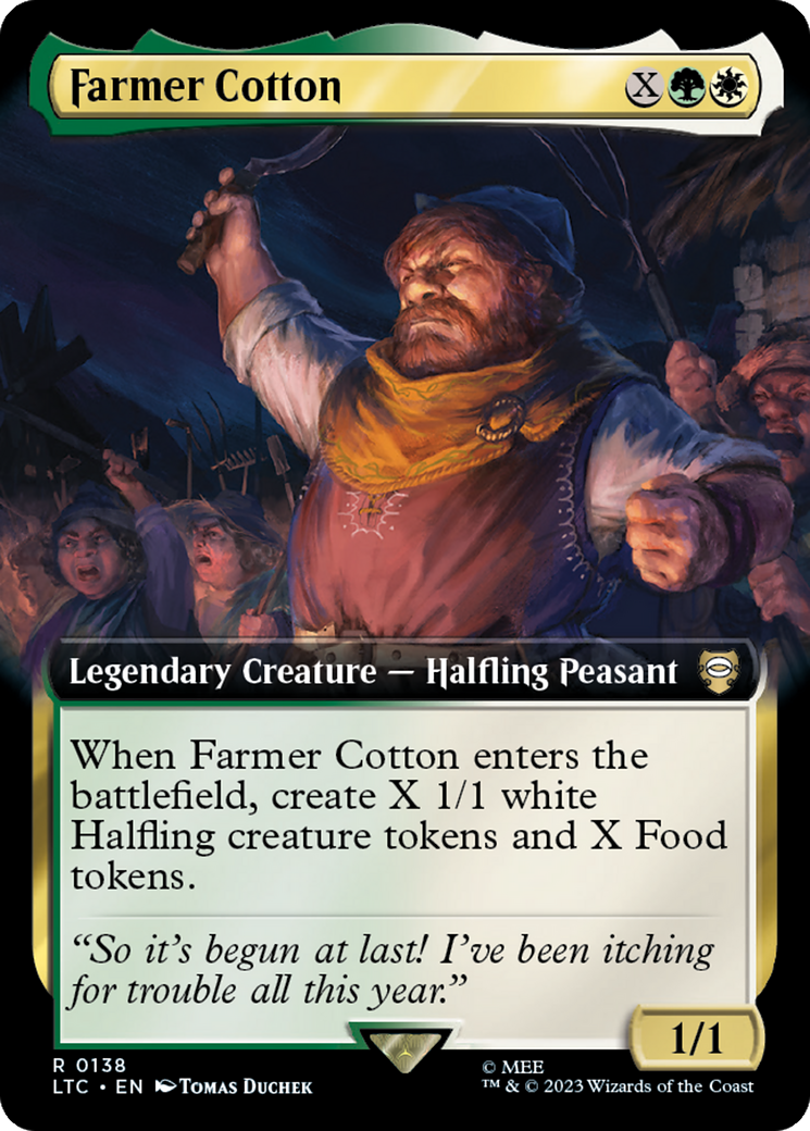 Farmer Cotton (Extended Art) [The Lord of the Rings: Tales of Middle-Earth Commander] | Exor Games Bridgewater