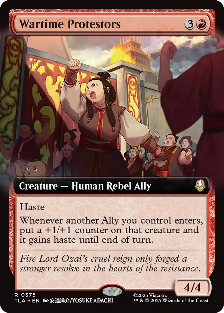 Wartime Protestors (Extended Art) [Avatar: The Last Airbender] | Exor Games Bridgewater