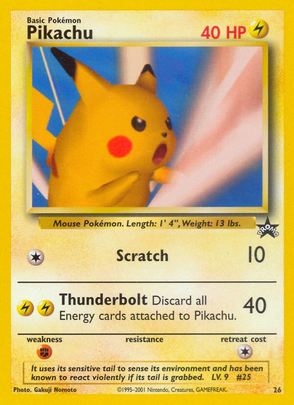 Pikachu (26) [Wizards of the Coast: Black Star Promos] | Exor Games Bridgewater