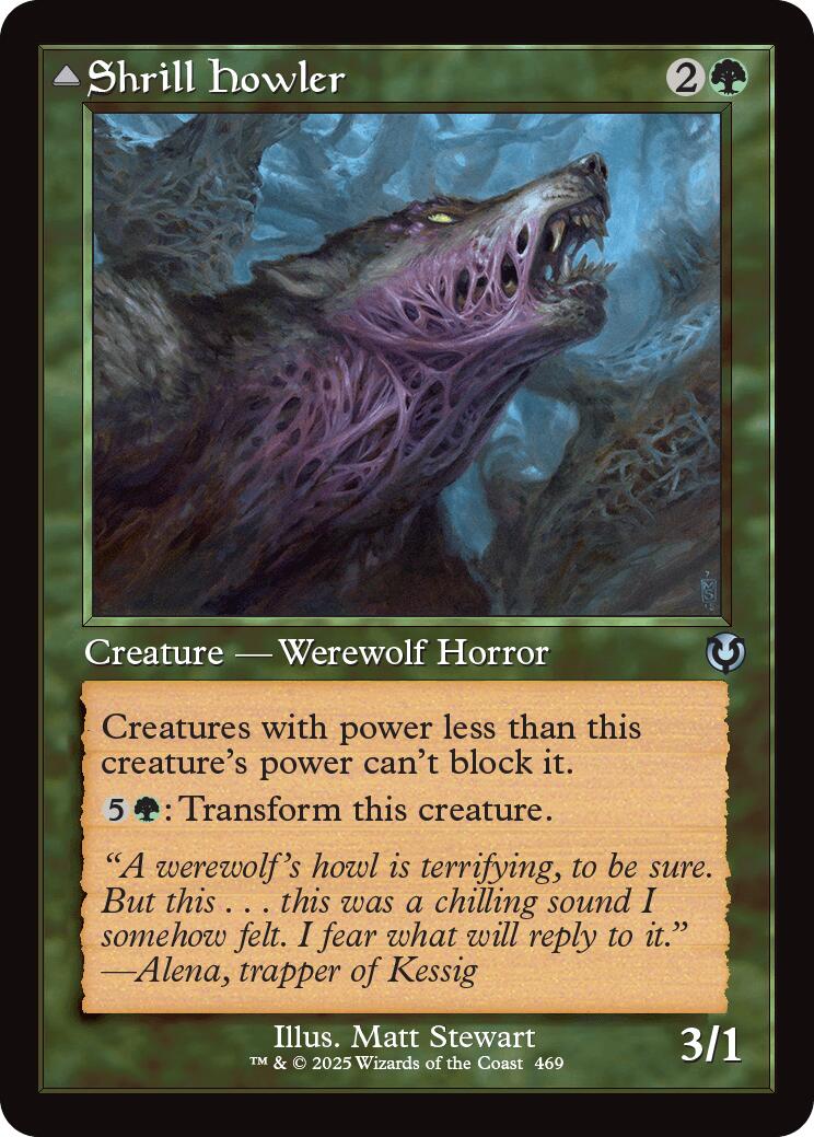 Shrill Howler // Howling Chorus (Retro Frame) [Innistrad Remastered] | Exor Games Bridgewater