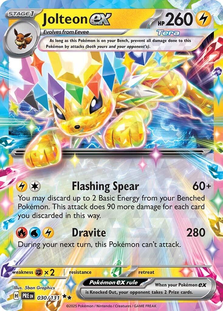 Jolteon ex (030/131) [Scarlet & Violet: Prismatic Evolutions] | Exor Games Bridgewater