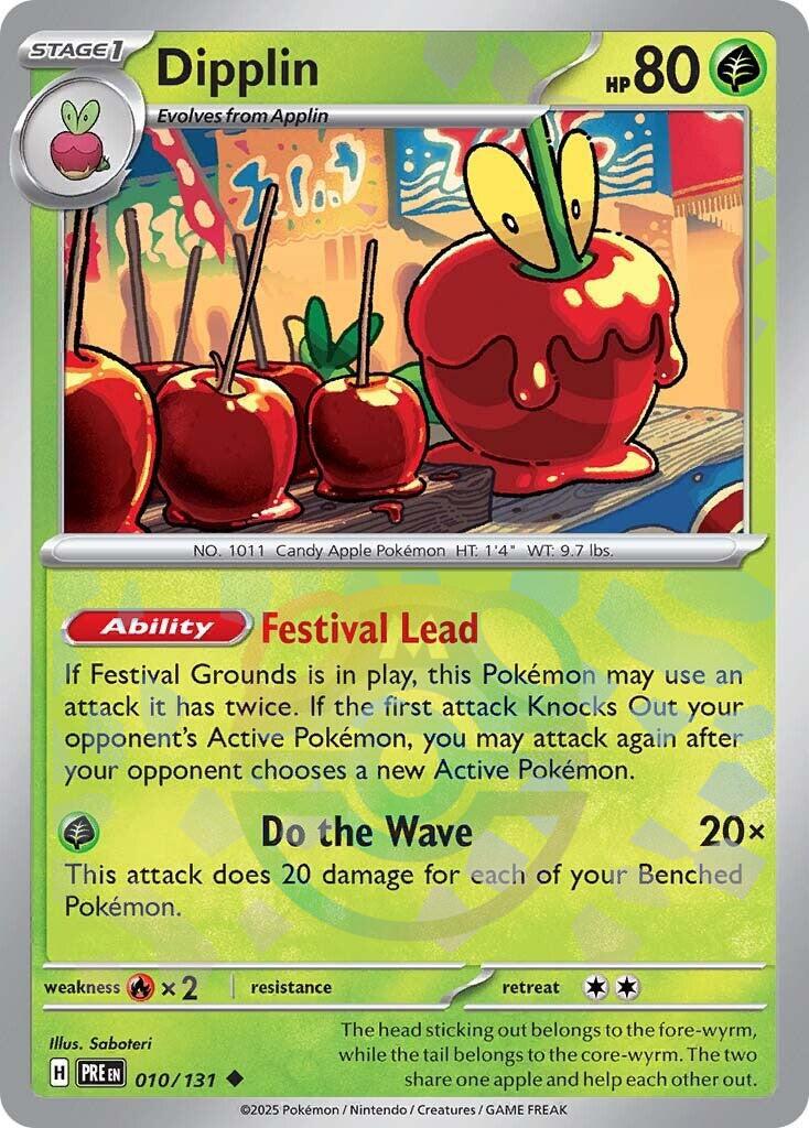 Dipplin (010/131) (Master Ball Pattern) [Scarlet & Violet: Prismatic Evolutions] | Exor Games Bridgewater