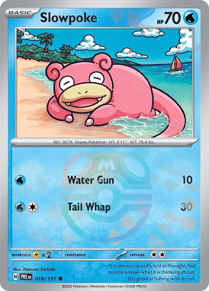 Slowpoke (018/131) (Master Ball Pattern) [Scarlet & Violet: Prismatic Evolutions] | Exor Games Bridgewater