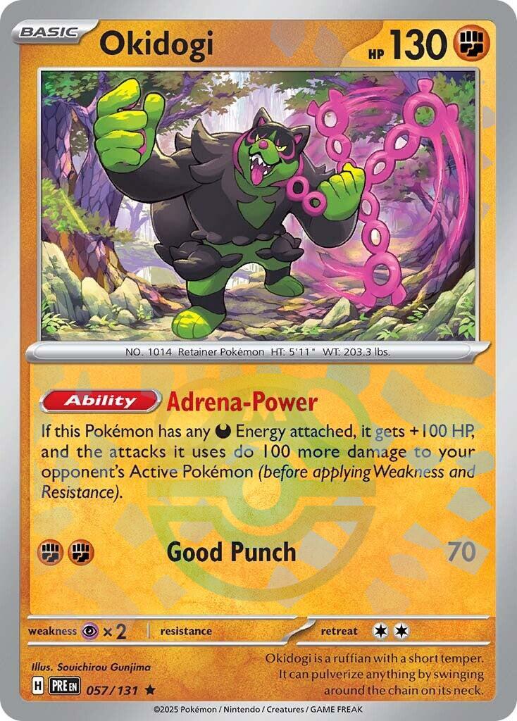 Okidogi (057/131) (Master Ball Pattern) [Scarlet & Violet: Prismatic Evolutions] | Exor Games Bridgewater