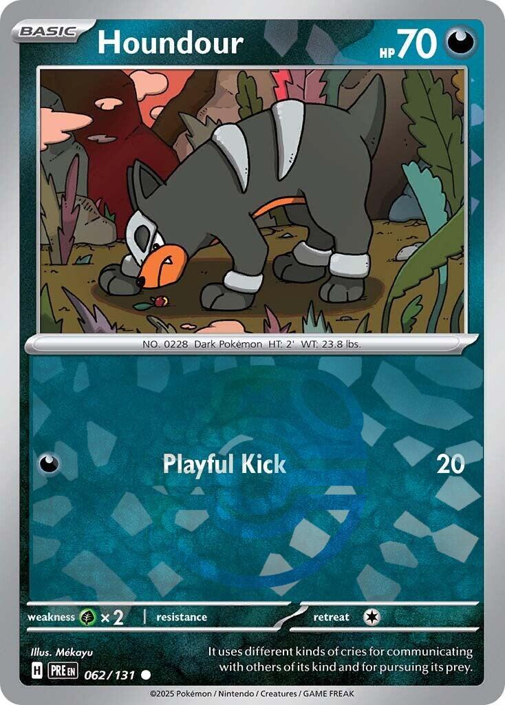 Houndour (062/131) (Master Ball Pattern) [Scarlet & Violet: Prismatic Evolutions] | Exor Games Bridgewater