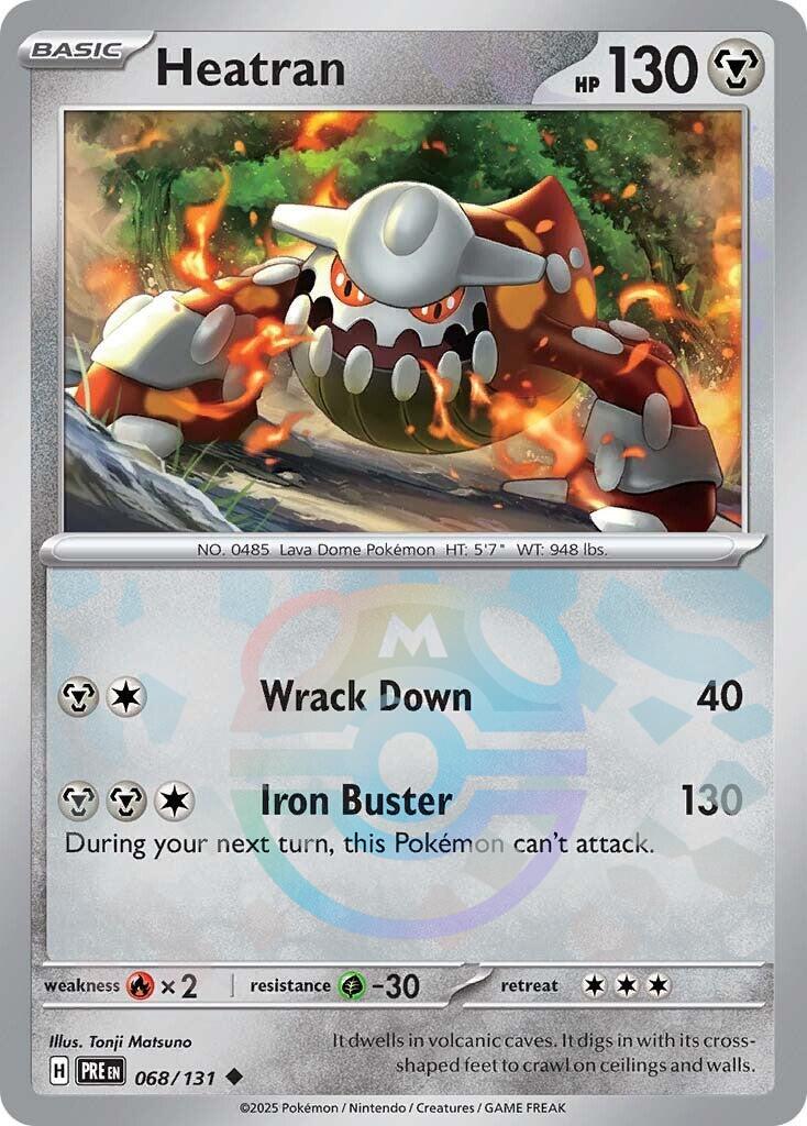 Heatran (068/131) (Master Ball Pattern) [Scarlet & Violet: Prismatic Evolutions] | Exor Games Bridgewater