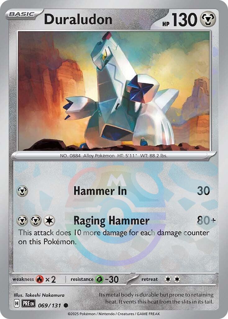 Duraludon (069/131) (Master Ball Pattern) [Scarlet & Violet: Prismatic Evolutions] | Exor Games Bridgewater