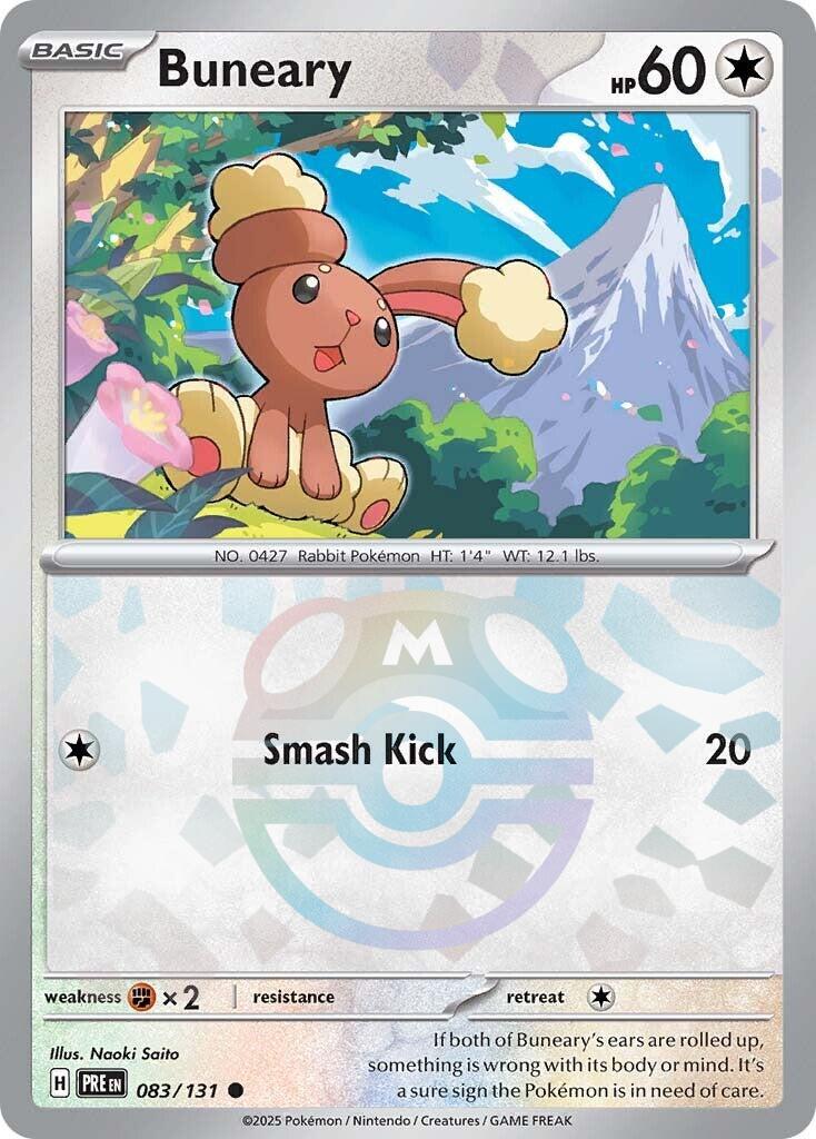 Buneary (083/131) (Master Ball Pattern) [Scarlet & Violet: Prismatic Evolutions] | Exor Games Bridgewater