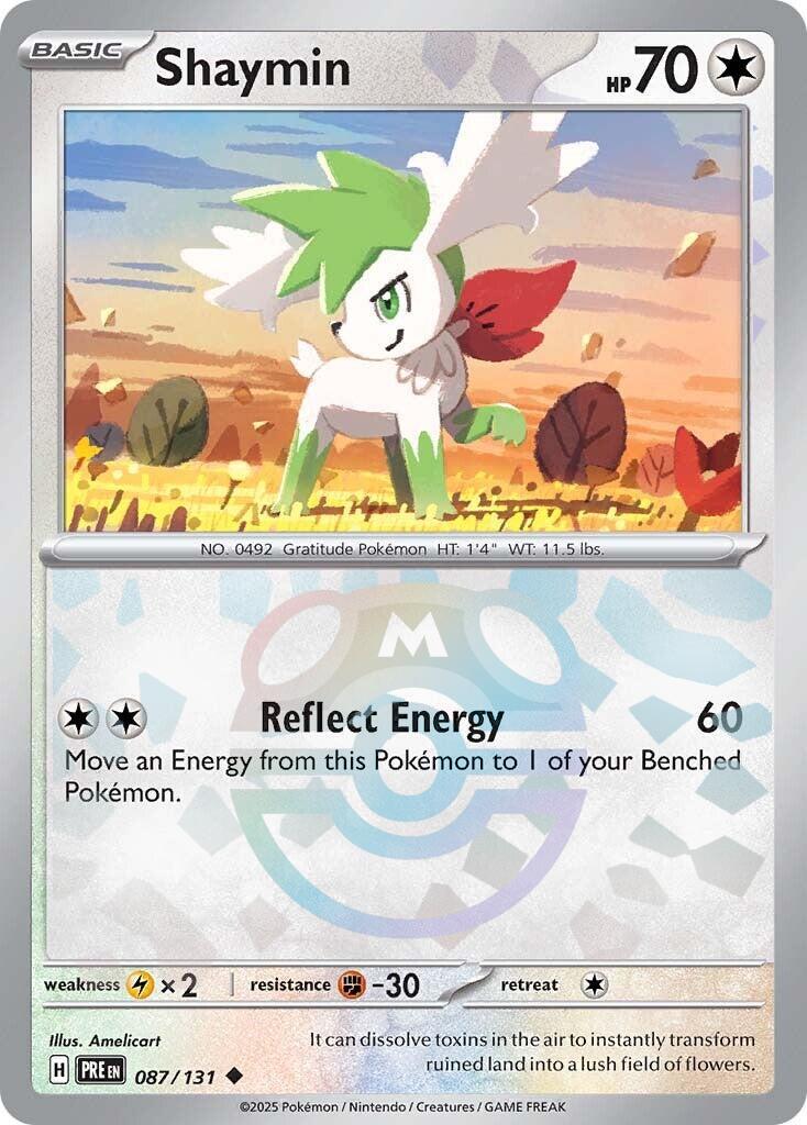 Shaymin (087/131) (Master Ball Pattern) [Scarlet & Violet: Prismatic Evolutions] | Exor Games Bridgewater