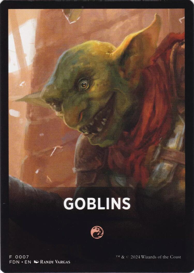 Goblins Theme Card [Foundations Tokens] | Exor Games Bridgewater