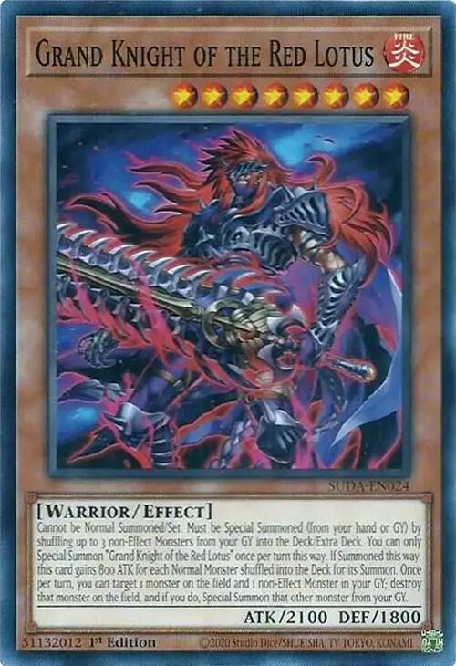 Grand Knight of the Red Lotus [SUDA-EN024] Common | Exor Games Bridgewater