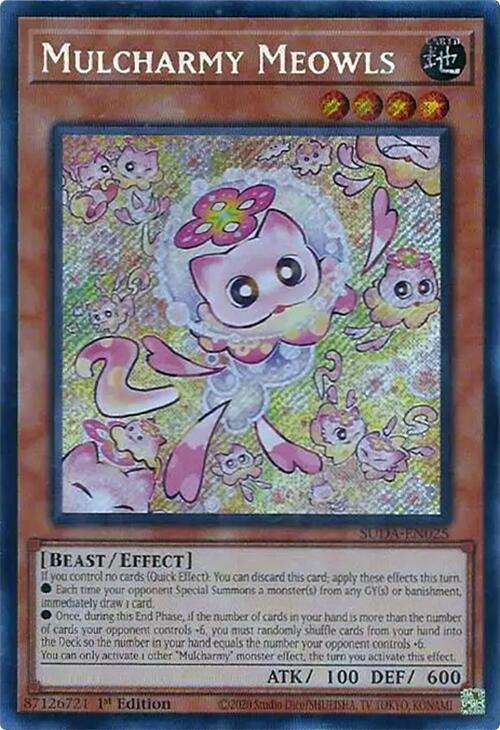 Mulcharmy Meowls [SUDA-EN025] Secret Rare | Exor Games Bridgewater