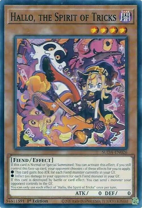 Hallo, the Spirit of Tricks [SUDA-EN026] Common | Exor Games Bridgewater
