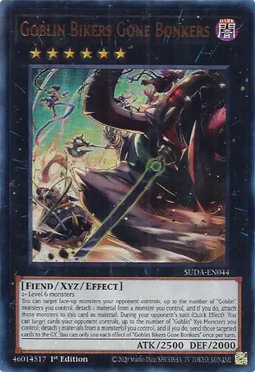 Goblin Bikers Gone Bonkers [SUDA-EN044] Ultra Rare | Exor Games Bridgewater