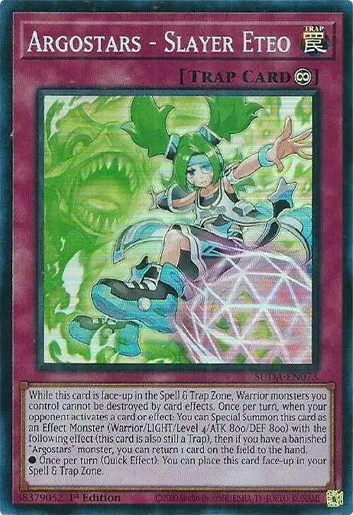 Argostars - Slayer Eteo [SUDA-EN073] Super Rare | Exor Games Bridgewater