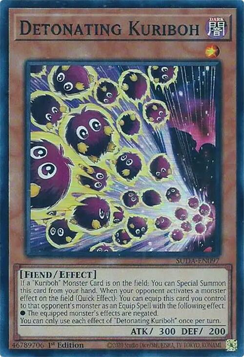 Detonating Kuriboh [SUDA-EN097] Super Rare | Exor Games Bridgewater