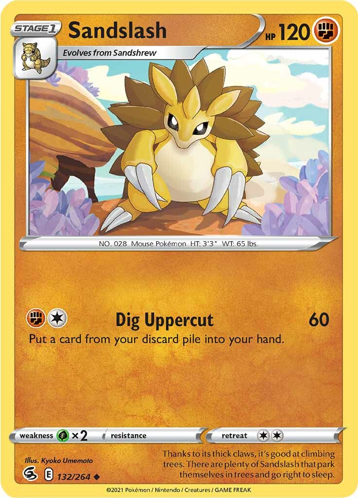 Sandslash (132/264) [Sword & Shield: Fusion Strike] | Exor Games Bridgewater