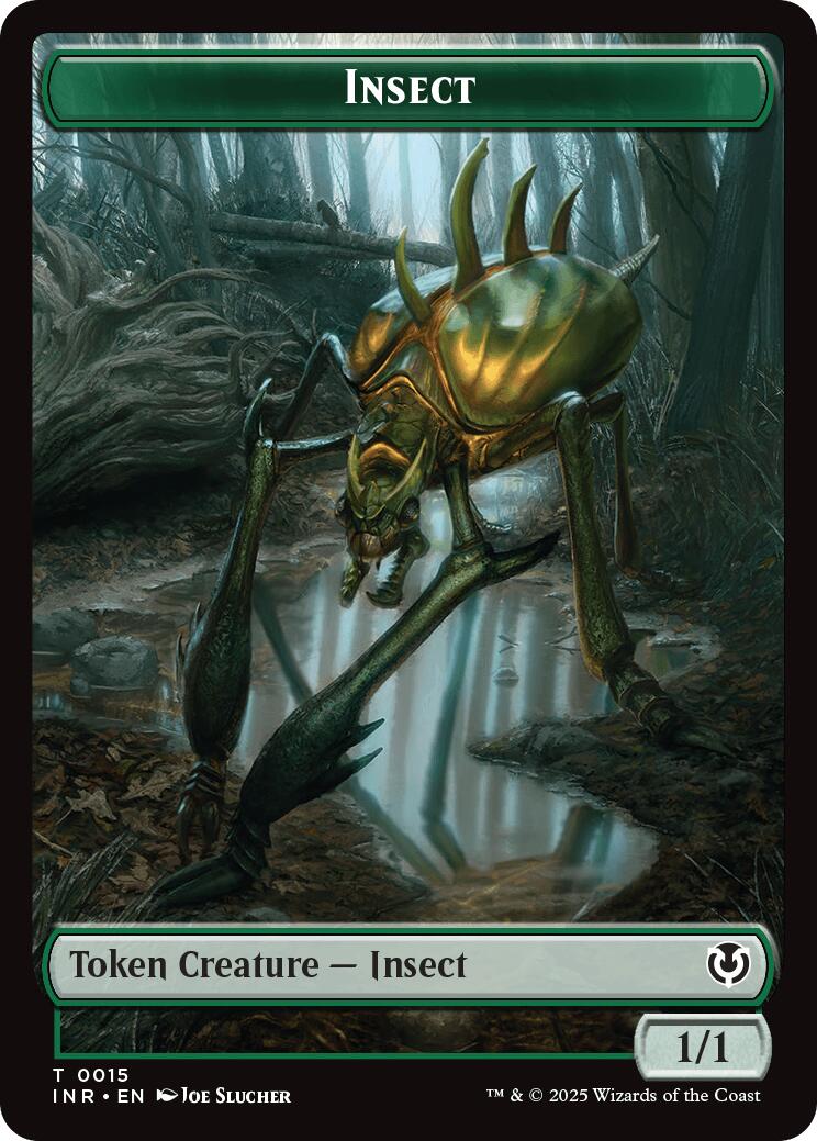 Insect // Spider Double-Sided Token [Innistrad Remastered Tokens] | Exor Games Bridgewater