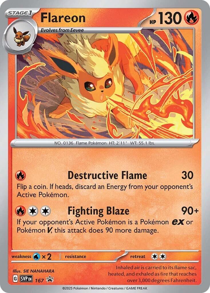 Flareon (SVP167) [Scarlet & Violet: Black Star Promos] | Exor Games Bridgewater