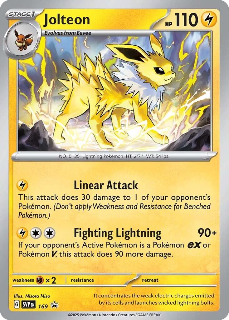 Jolteon (SVP169) [Scarlet & Violet: Black Star Promos] | Exor Games Bridgewater
