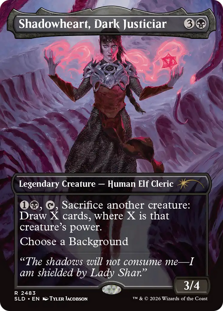 Shadowheart, Dark Justiciar [Secret Lair Drop Series] | Exor Games Bridgewater